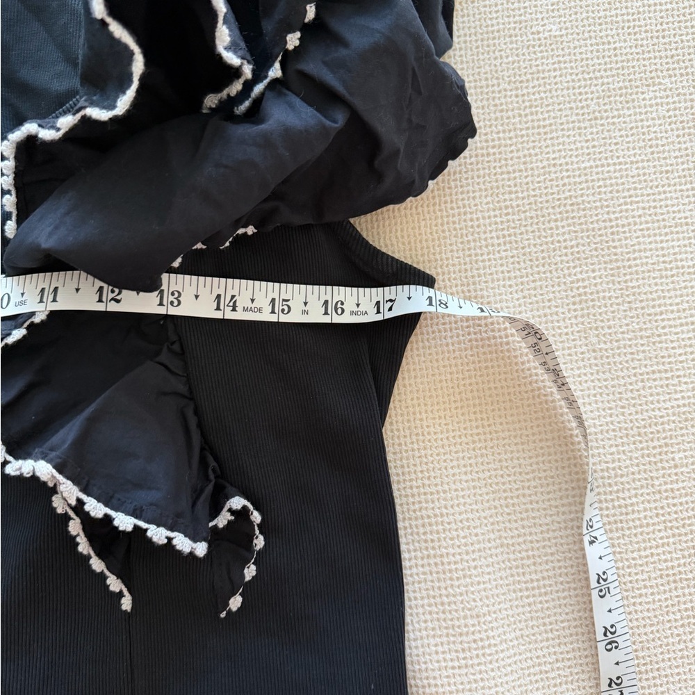 Anthropologie Feminine Ruffled Oversized Top - Picture 12 of 14